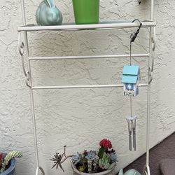 Bakers Rack Metal Plant Stand  46” H X 16” W