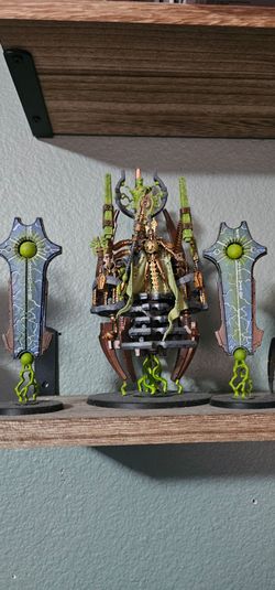 Warhammer 40K Necron The Silent king, well painted.