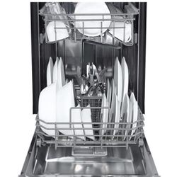 EdgeStar BIDW1802SS 18 Inch Wide 8 Place Setting Energy Star Rated Built-In Dishwasher