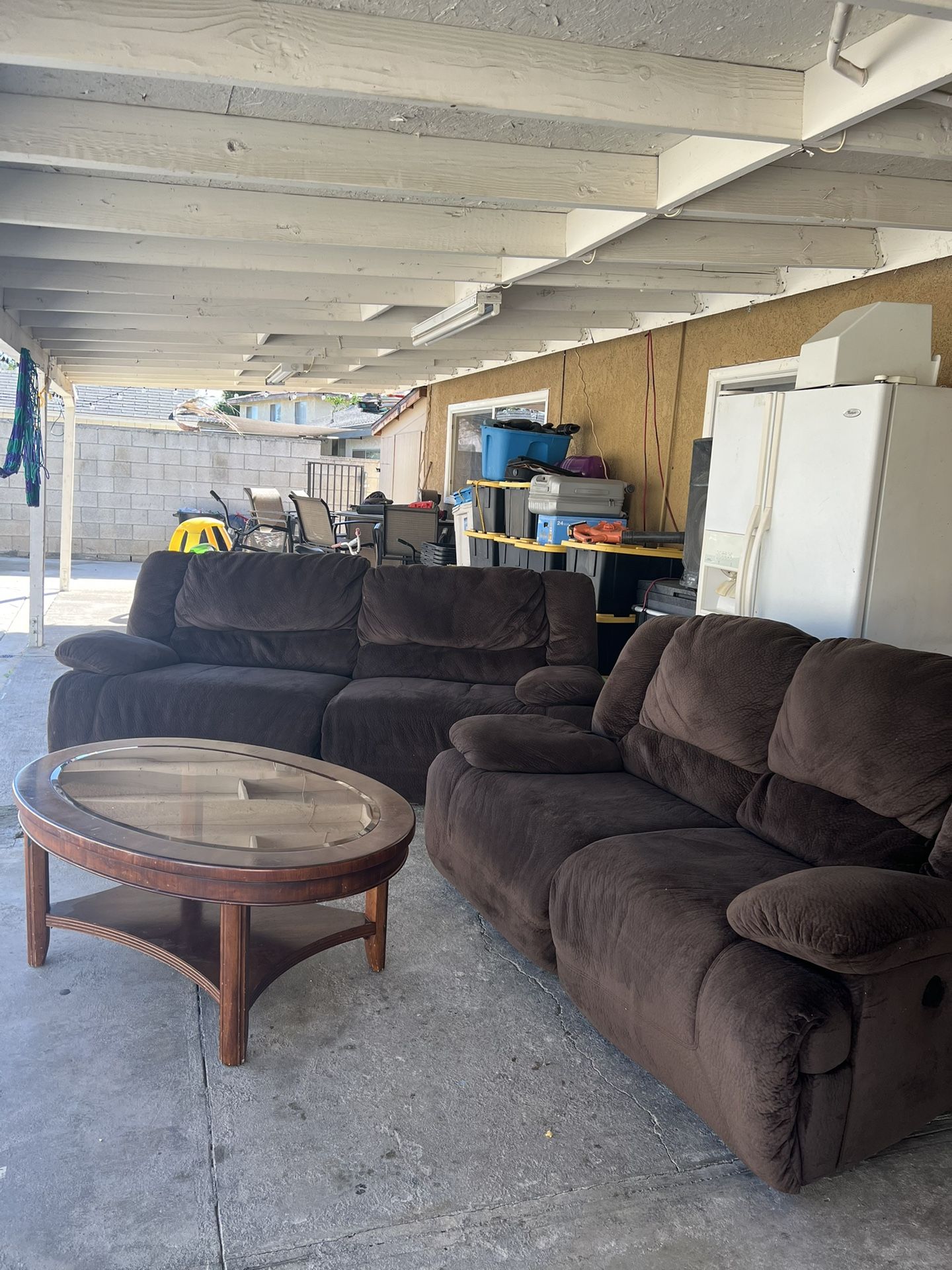 Couches And Coffee table 