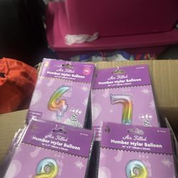Balloon Letters & Numbers