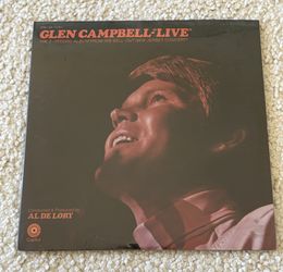 Glen Campbell “Live” 2 x Vinyl Lp 1969 Capitol Records Original LA Pressing - green label New Factory Sealed Rare. 