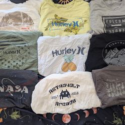 Men's Hurley, Volcom, Old Navy Tees