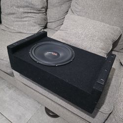 Hertz 12" Shallow Subwoofer W/ Sealed Underseat Or Behind Seat Box