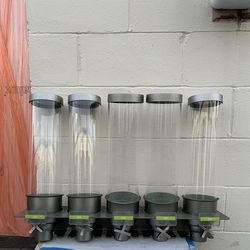 Rosseto EZS-K Modulite EZ-SERV 1.3 Gallon 5 Container Dispenser