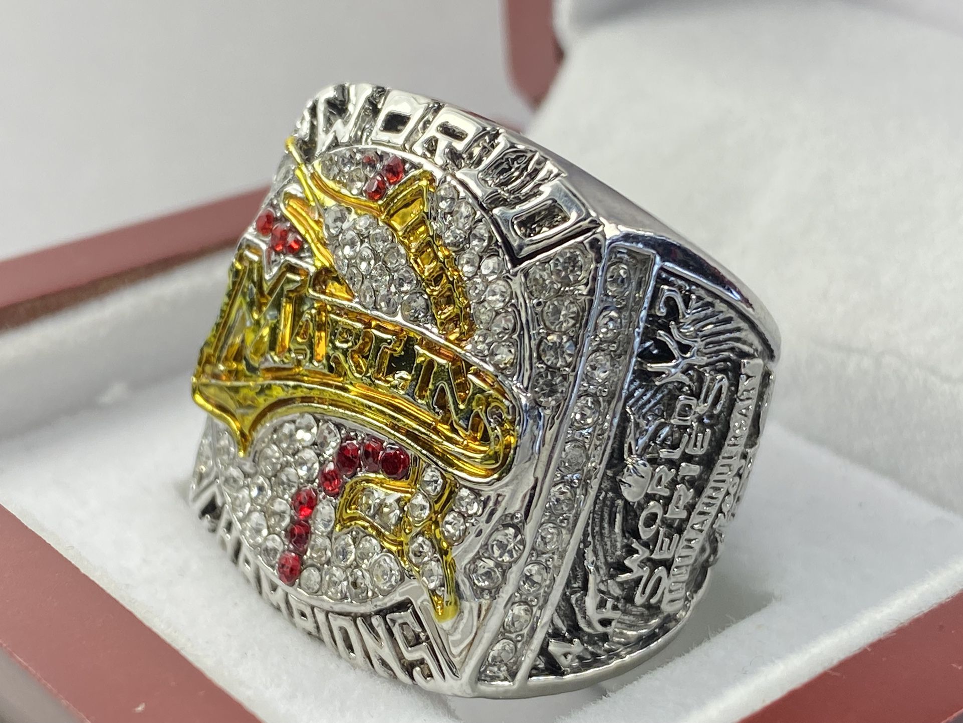 2003 Florida Marlins World Series Championship Ring Presented to, Lot  #81996