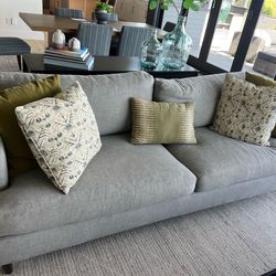 Two custom designer couches