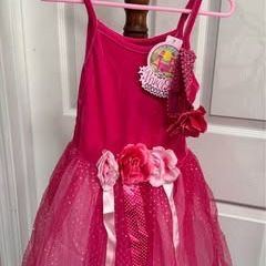 NEW Girls Princess Costume with Headband and Hangar Child Size Medium just $7 