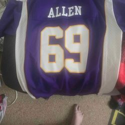 Allen Jersey Vikings Size Xl