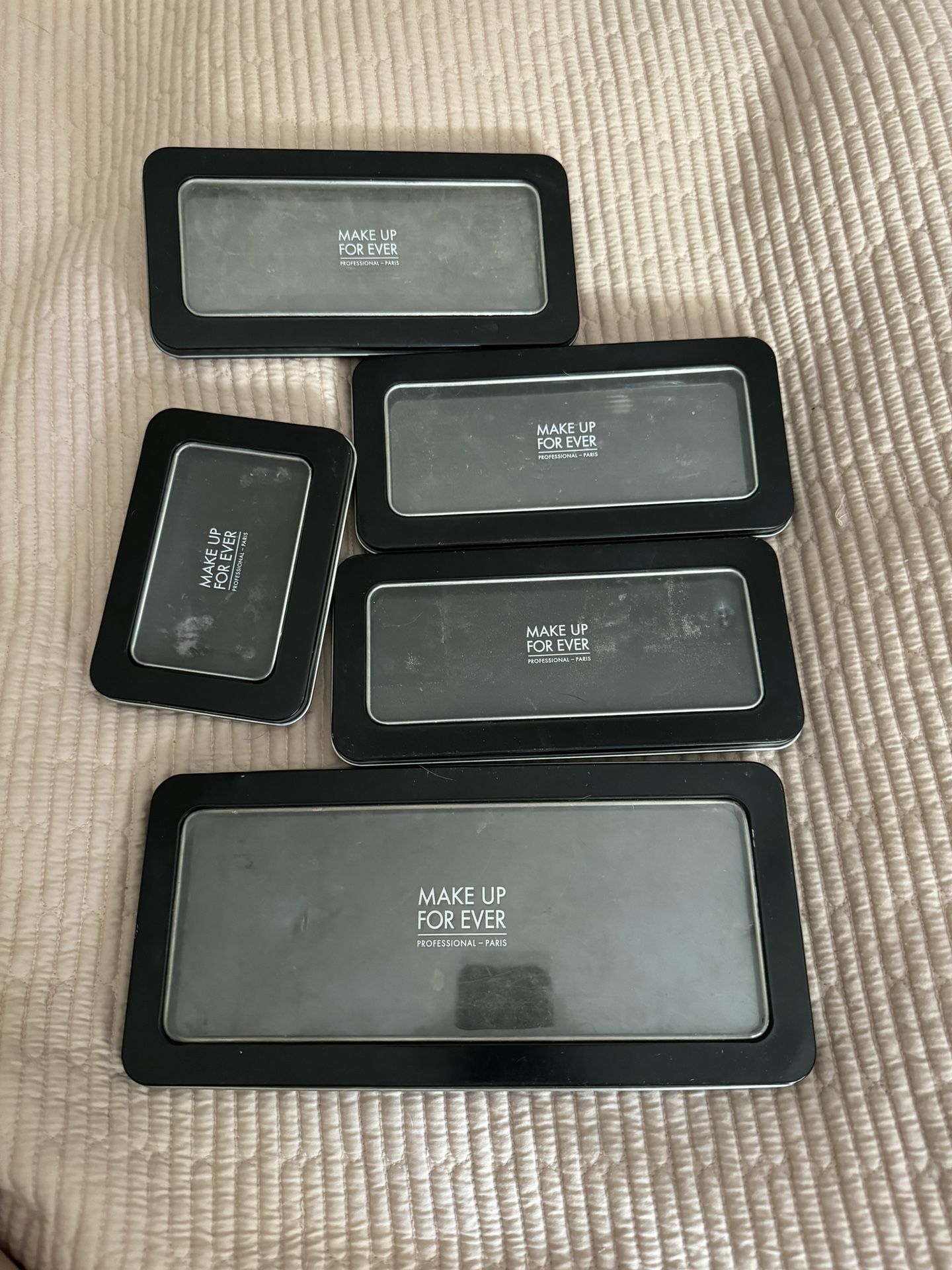 5 Makeup Forever Palettes USED Just Need Cleaning