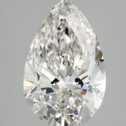 4.62ct Pear Lab Diamond F/VS2 IGI Certified Excellent Cut (MSRP $7,085)