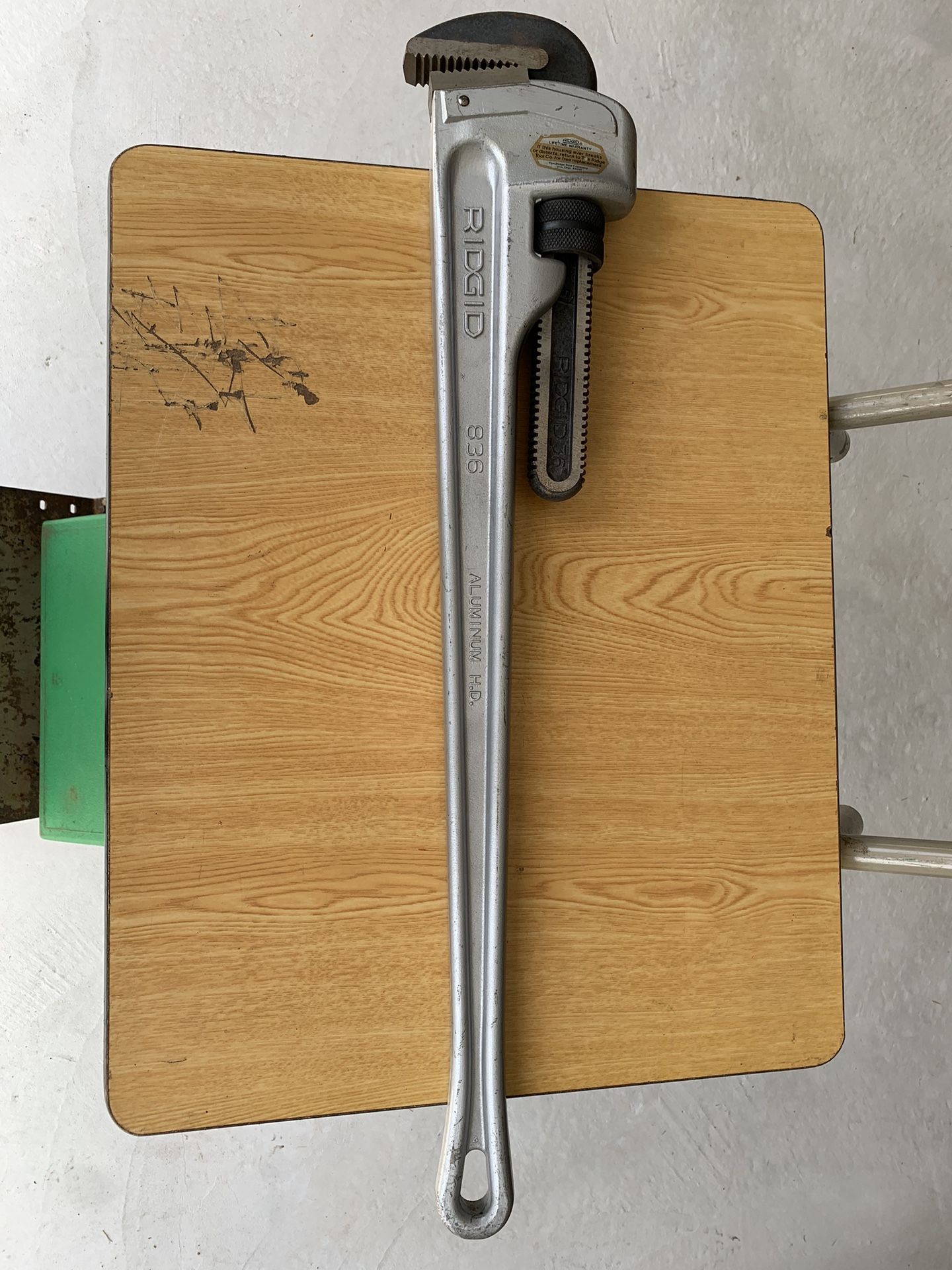 Rigid 386 Aluminum Pipe Wrench