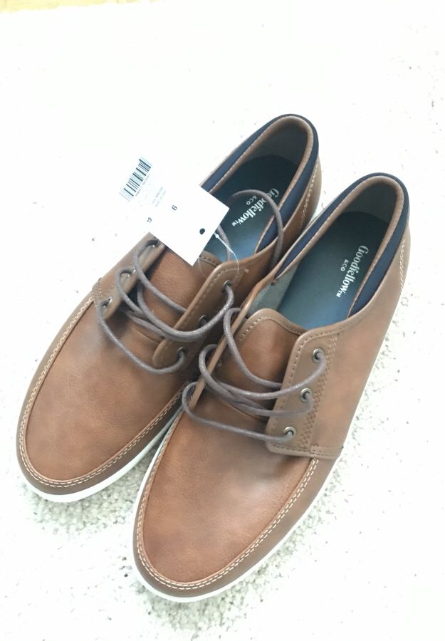 Brown leather shoes - 9.5 men