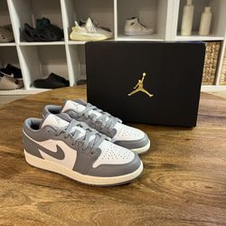 Jordan 1 Low Vintage Grey Size 7y Deadstock 