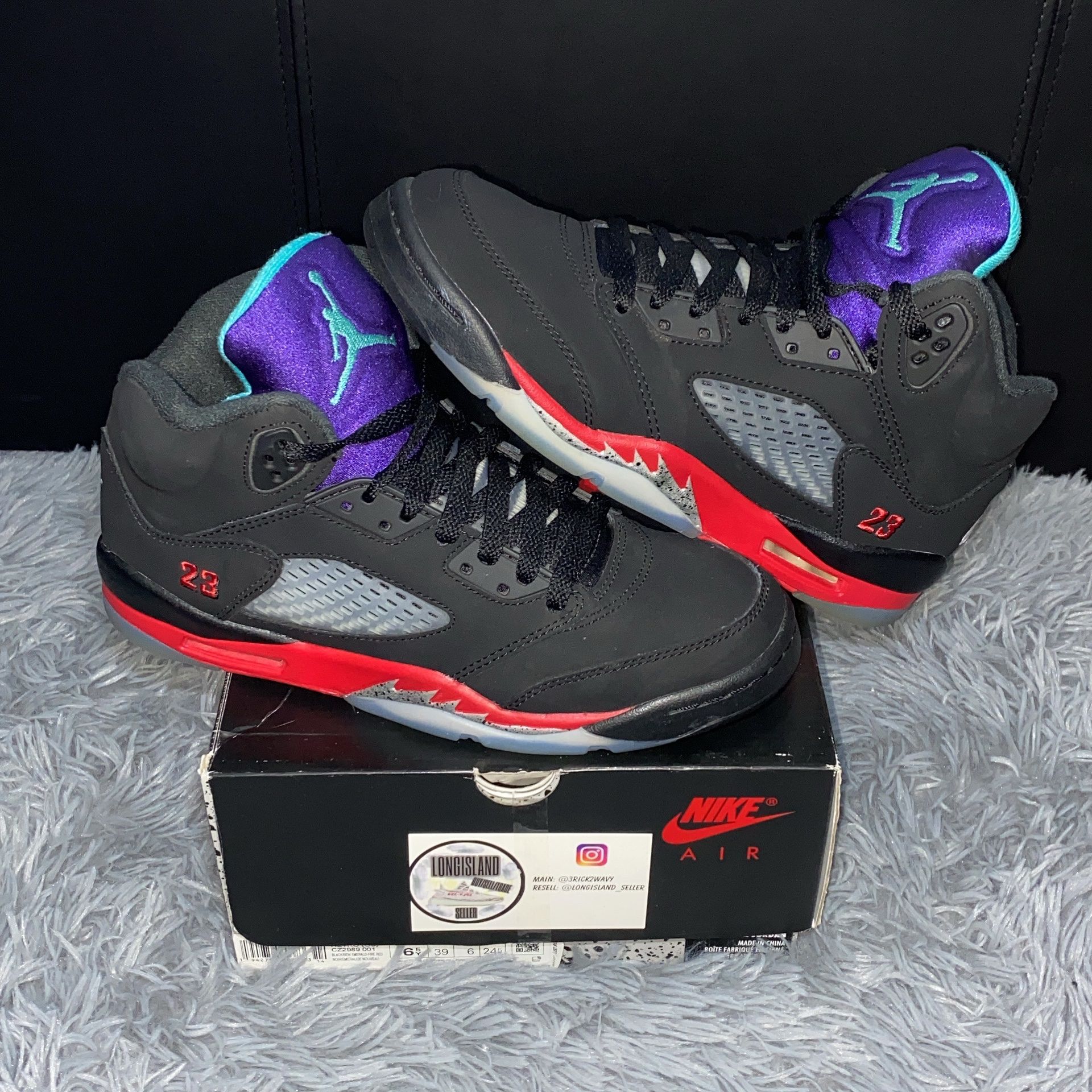 Jordan 5’s Worn Onces Size 6.5