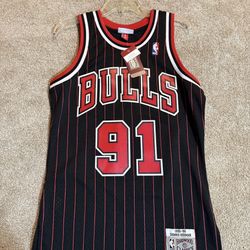 Mitchell & Ness Chicago Bulls Dennis Rodman 91 Hardwood Classics Jersey Size (S)
