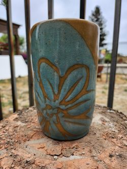 Hand-made USA Ceramic Plant Pot
