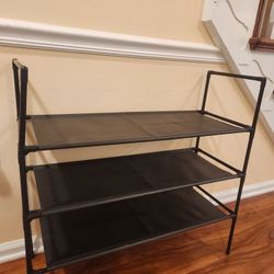 Shoe Rack Black 