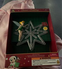 Disney Tinker Bell Light-Up Christmas Tree Topper