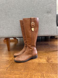 Leather boot