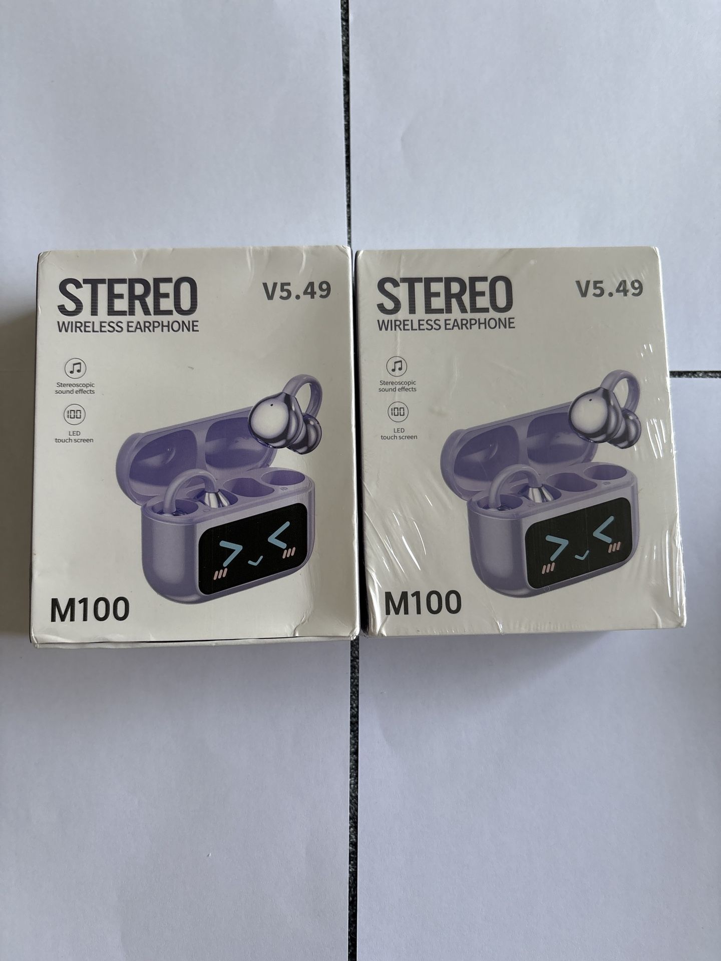 Wireless Earbuds with LED Display – Touch Control & Charging Case