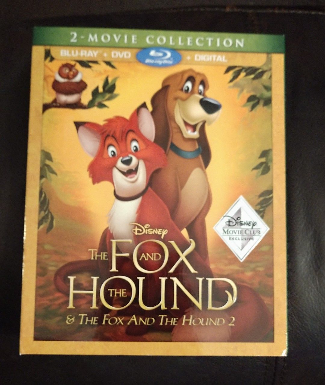 2018 Disney Movie Club Exclusive Fox and Hound 2-Movie Collection Blu-Ray/DVD/Digital