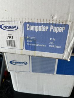 Double Computer Paper