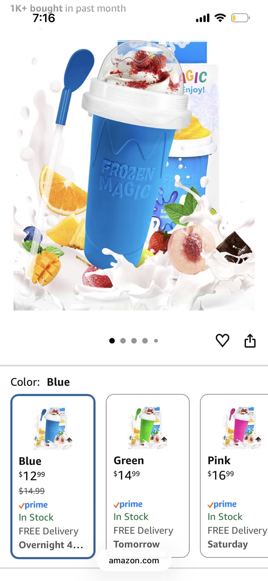 Frozen Magic Squeeze Cup New