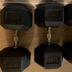 Dumbells 85 Pounds 