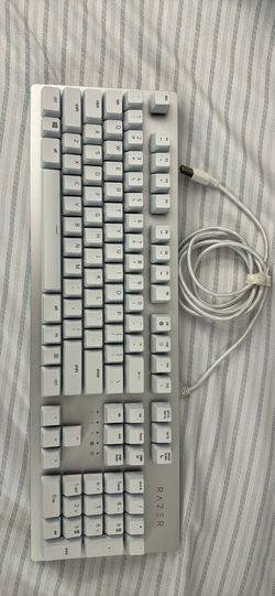Razer Huntsman Gen 1 Mercury White Keyboard