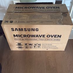 Brand New Samsung Over-the-Range Microwave – In Box