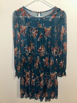 Green Floral Dress