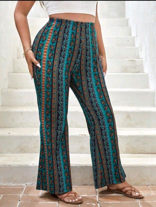 2x Multicolored Pants