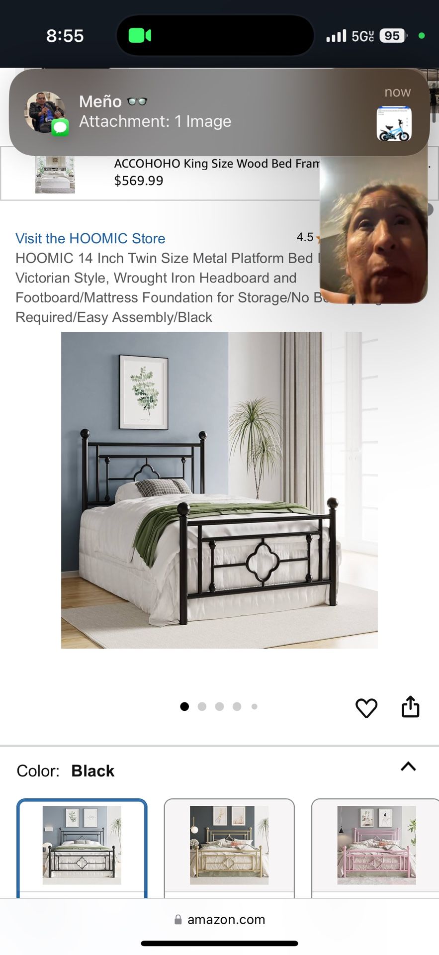 Twin Size Bed