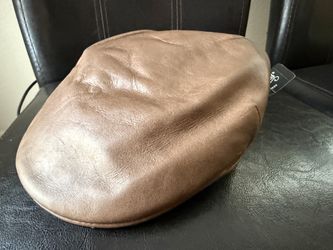Goorin Bros Leather Flat Cap (New w/ Tags) 