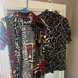 Set Of Two Patterns Shirt 