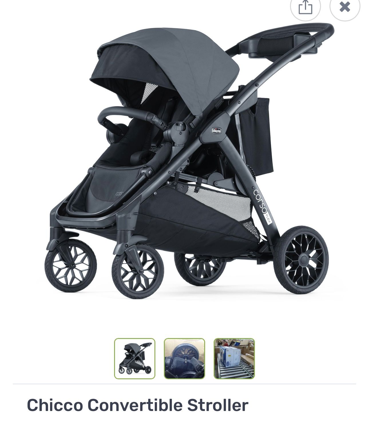 Chicco Convertible Stroller