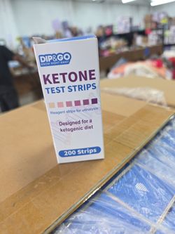 DIP&GO - KETONE TEST STRIPS- Designed for ketogenic diet- 200 strips