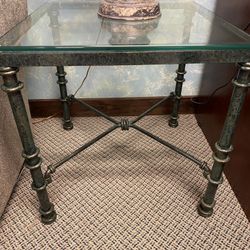 Glass End Table