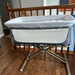 Bassinet  Portable Folds Down Easy 