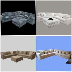 Brand NEW SECTIONAL COUCHES Sofas CHAISE Lounge 