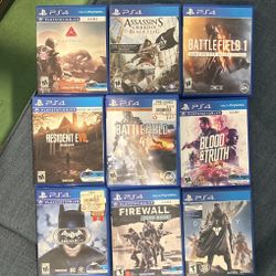 PlayStation 4 Video Game Lot