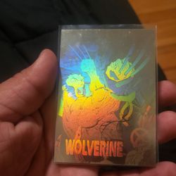 1992 Wolverine Hologram Card In Excellent Condition 