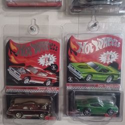 2 Hot Wheels RLC King Cuda And Custom Plymouth Barracuda