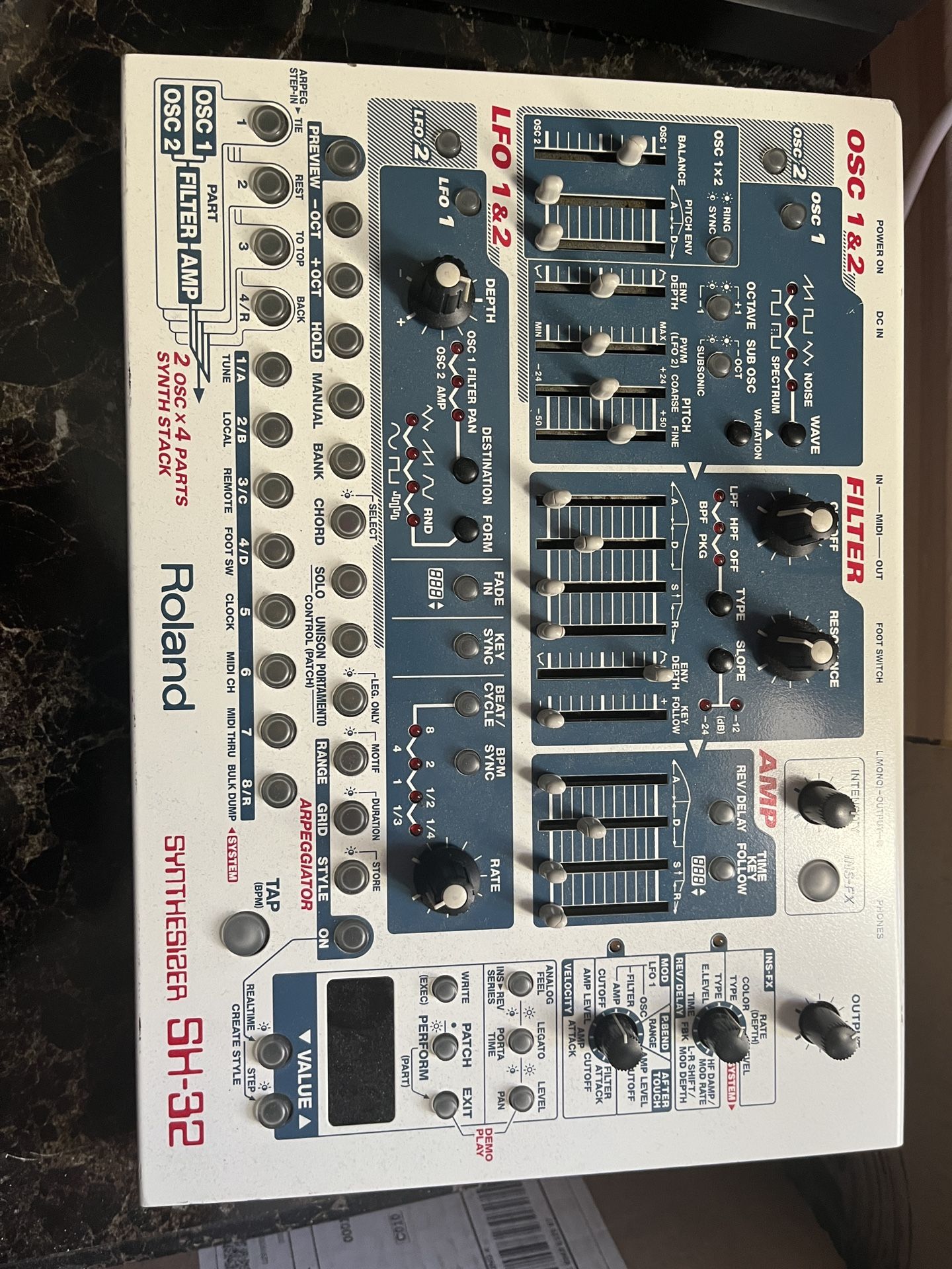 Roland Sh32 Synth