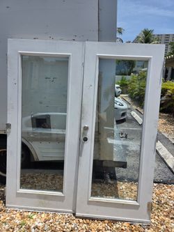 Selling exterior double door