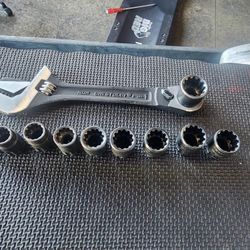 Cresent Pass Thru Ratchet Wrench