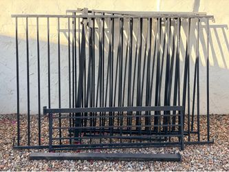 Black Metal Fencing