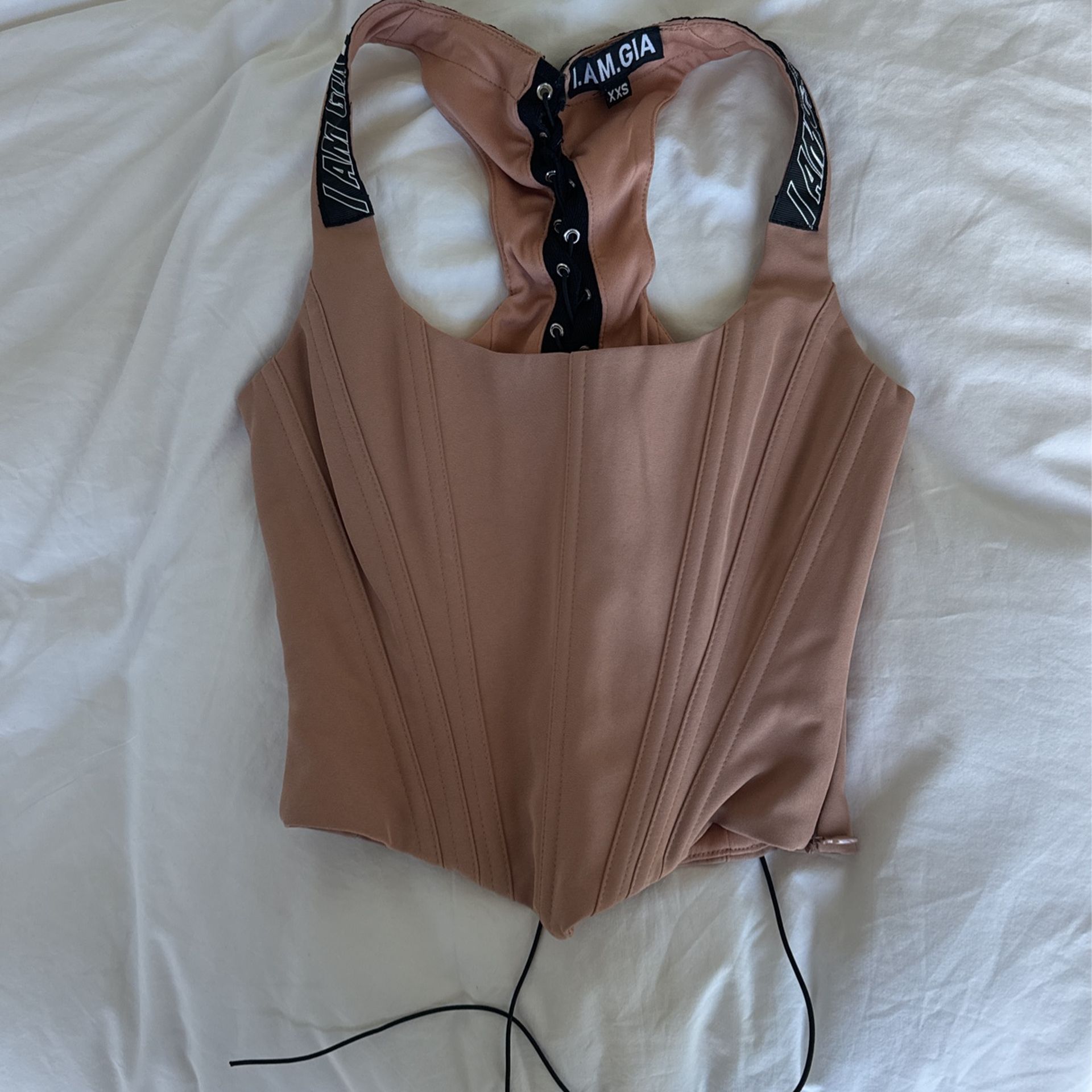 poster girl iamgia corset top