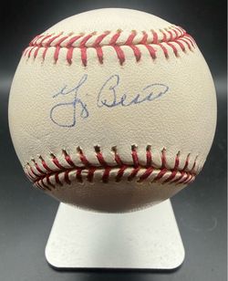 Yogi Berra autographed baseball